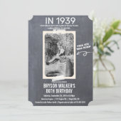 ANY AGE -ヴィンテージフォト誕生日招待状 招待状 (スタンド正面)