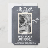 ANY AGE -ヴィンテージフォト誕生日招待状 招待状 (正面)