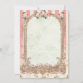 ANY AGE -ヴィンテージフローラティー誕生日招待状 招待状 (裏面)