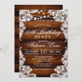 ANY AGE – 大人の誕生日パーティーへの招待 招待状 (正面/裏面)