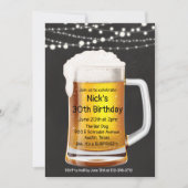 ANY AGE -応援&ビール誕生日招待状 招待状 (正面)