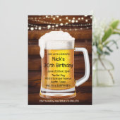 ANY AGE -応援&ビール誕生日招待状 招待状 (スタンド正面)