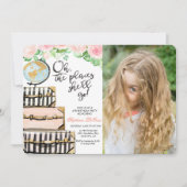 ANY AGE – 旅行スーツケース誕生日招待状 招待状 (正面)