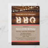ANY AGE - 素朴 Backyard BBQ招待状 招待状 (正面)