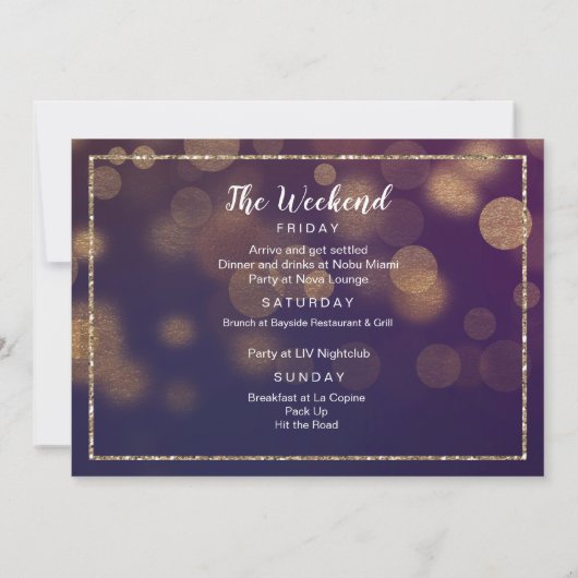 ANY AGE -誕生日ウィークエンドライト招待状 招待状 (裏面)