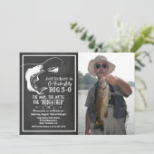 ANY AGE -魚釣り誕生日フォト招待状 招待状 (スタンド正面)