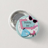 Any Age,1950のレトロ誕生日 缶バッジ (正面&裏面)