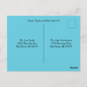 Any Age, 1950年代のダイナー誕生日招待状 ポストカード (裏面)