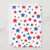 ANY AGE - 7月4日の誕生日パーティーへの招待 招待状 (裏面)