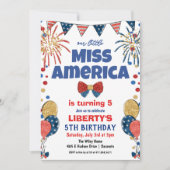 ANY AGE - 7月4日の誕生日パーティーへの招待 招待状 (正面)