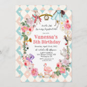 ANY AGE - African American Alice in Wonderland 招待状 (正面/裏面)