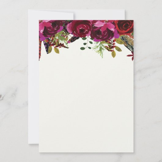 ANY AGE - Aggreeted to Perfect誕生日招待状 招待状 (裏面)