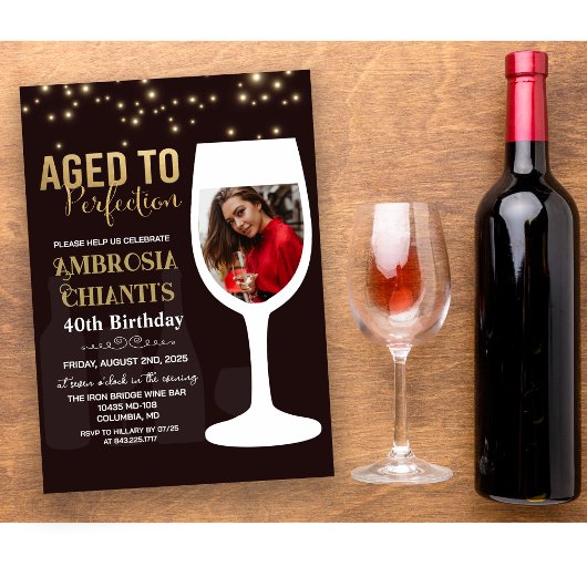 ANY AGE - Aggreeted to Perfect誕生日招待状 招待状