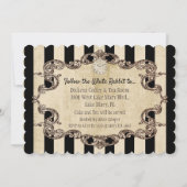 ANY AGE - Alice in Wonderland誕生日招待状 招待状 (裏面)