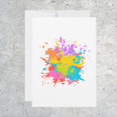 ANY AGE Art Party Paint Party Birthday 招待状