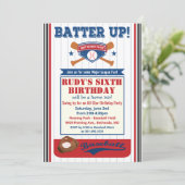 ANY AGE - Baseball Birthday Partyへの招待 招待状 (スタンド正面)