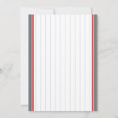 ANY AGE - Baseball Birthday Partyへの招待 招待状 (裏面)