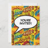 Any Age Birthday Partyモダンの招待 招待状 (裏面)