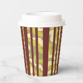 Any Age Camouflage Stripe Birthday 紙コップ (裏面)