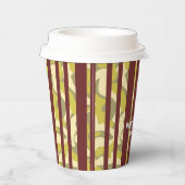 Any Age Camouflage Stripe Birthday 紙コップ (右)