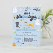 ANY AGE fa-boo-lousハロウィーン少年boo-thday招待状 招待状 (スタンド正面)