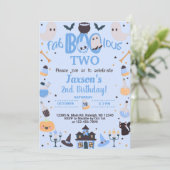 ANY AGE fab-boo-lousハロウィーン少年ブルー招待状。 招待状 (スタンド正面)