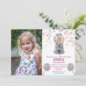 ANY AGE - Gumball Candy Sweet誕生日招待状 招待状 (スタンド正面)