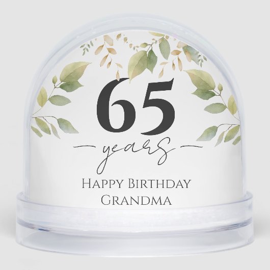 Any Age Happy Birthday Grandma Photo (正面)