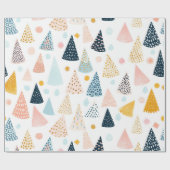 Any Age happy pastel birthday holiday ラッピングペーパー (フラット)