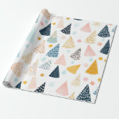 Any Age happy pastel birthday holiday ラッピングペーパー (アンロールド)