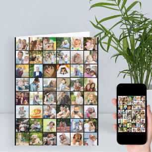 Any Age Photo Collage 49写真ビッグ誕生日 カード