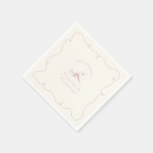 Any age pilates and prosecco birthday スタンダードカクテルナプキン (角)