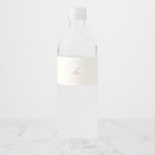 Any age pilates and prosecco birthday ペットボトルラベル (正面)