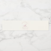 Any age pilates and prosecco birthday ペットボトルラベル (シングルラベル)