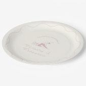 Any age pilates and prosecco birthday ペーパープレート (アングル)