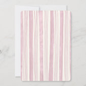 Any age pilates and prosecco birthday 招待状 (裏面)