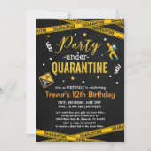 ANY AGE Quarantine Birthday Party仮想誕生日 招待状 (正面)