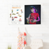 Any Age Remote Control RC自動車モーター子供の誕生日 横断幕 (インサイチュ)