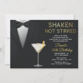 ANY AGE - Spy Secret Agent誕生日 招待状 (正面)