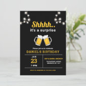 Any Age Surprise Beers誕生日パーティー 招待状 (スタンド正面)