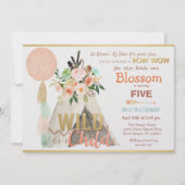 ANY AGE - Tribal Teepee Tipi誕生日招待状 招待状 (正面)