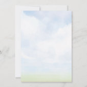 ANY AGE - Up & Hot Air 遠くに Balloon招待状 招待状 (裏面)