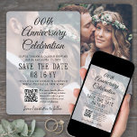 ANY Anniversaryパーティー2 Photo & QR Code Overlay セーブザデート<br><div class="desc">あなたの来る記念日の喜ばしいニュースを発表するフォトオーバーレイを保存する日の招待状を保存すユニークるカスタム。2つの写真、スキャン可能なQRコード、およびこの招待テンプレートに記載されているすべての用語シンプルは、任意の年の記念日のためにパーソナライズさ結婚れる。(画像の配置のヒント：写真を正確に中央に配置する簡単方法は、Zazzleウェブサイトにアップロードする前にトリミングする。 誓カスタマイズ書の書き直し式、続編式、カクテル時間の披露宴やディナーパーティーなどの結婚のお祝いのた結婚めに。また、結婚日、場所、Webサイトなどの重要な詳細をすべて含めることができる。白黒モダンデザインは、好きな2つの写真、台本の書エレガント道、タイプライターのタイポグラフィがスタイリッシュ含まれる。QRコードを携帯電話でスキャンすることにより、ゲストは直接のウェブサイトに送信され結婚、そこで重要な詳細をすべて見て、オンラインで接続することができる。このスタイリッシュ発表ノートカードはエレガント、あなたの来る特別な日のお祝いを友人や家族に知らせる方法である。お二人のマイルストーンお祝いおめでとう！</div>