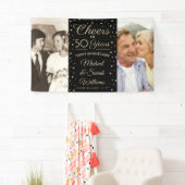 ANY Anniversary応援2フォトブラックと金ゴールド 横断幕 (インサイチュ)