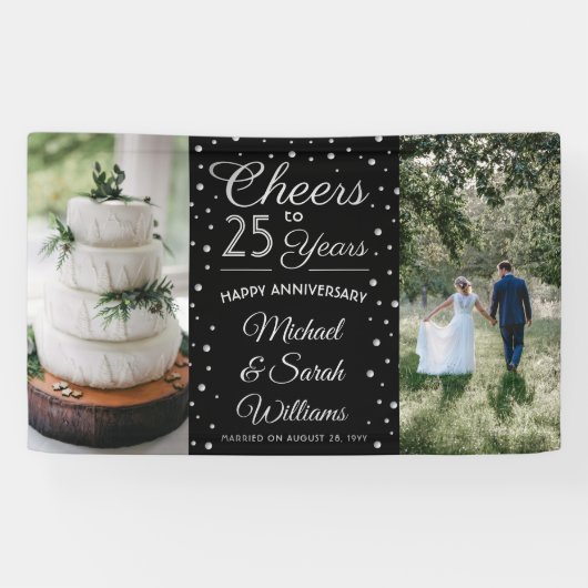 ANY Anniversary応援2 Photo Black and White 横断幕 (横)