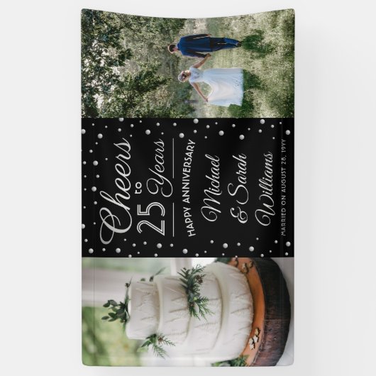 ANY Anniversary応援2 Photo Black and White 横断幕 (縦)