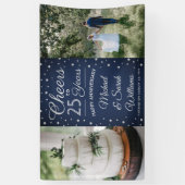 ANY Anniversary応援2 Photo Navy Blue and White 横断幕 (縦)