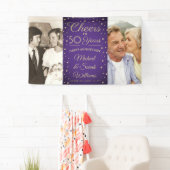 ANY Anniversary応援2 Photo Purple & 金ゴールドパーティー 横断幕 (インサイチュ)