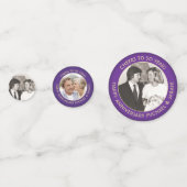 ANY Anniversary応援3フォトパープルと金ゴールド コンフェッティ (裏面)