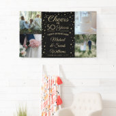 ANY Anniversary応援4フォトブラックと金ゴールド 横断幕 (インサイチュ)